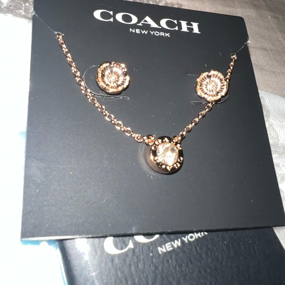 Coach Necklace and Earring set - Picture 3 of 12